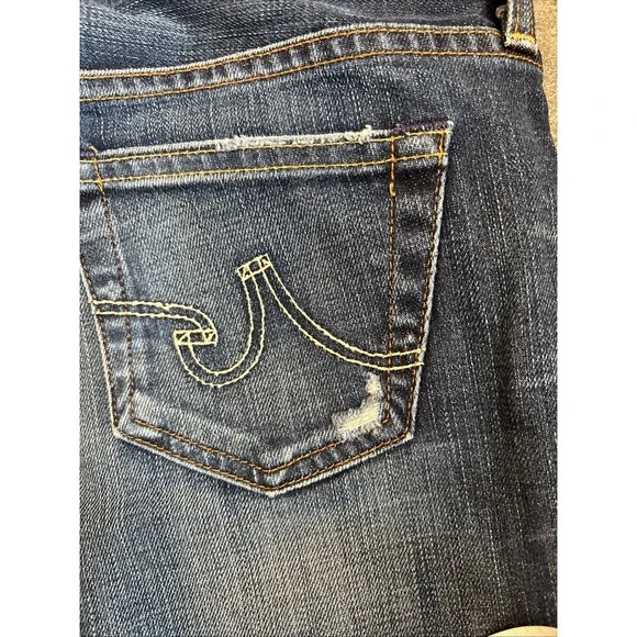 Adriano Goldschmied Jeans Womens 25 R Blue Tomboy Boyfriend Dark Wash Denim - Picture 15 of 16